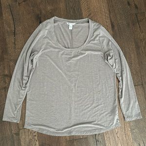 Athleta Stratus II Top in Flagstone Grey Heather Large